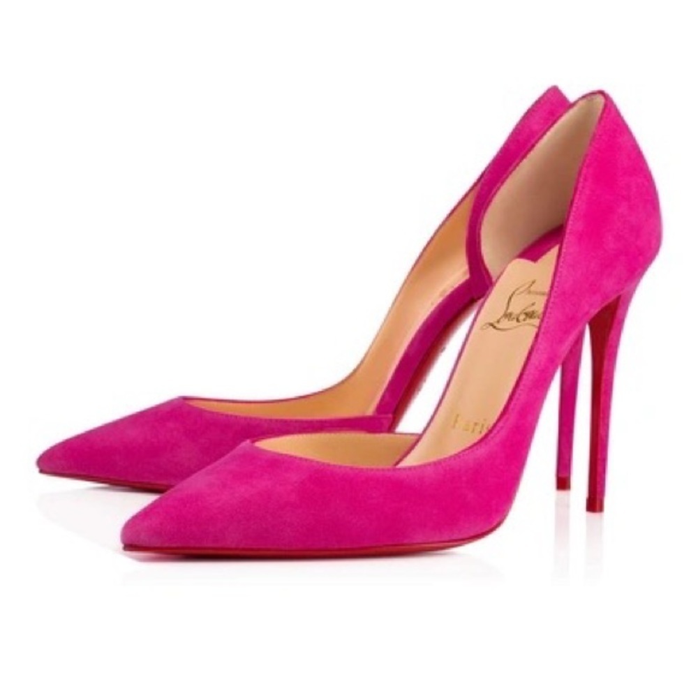 Christian Louboutin | Iriza 100mm | Ultra Rose | Suede | 39
